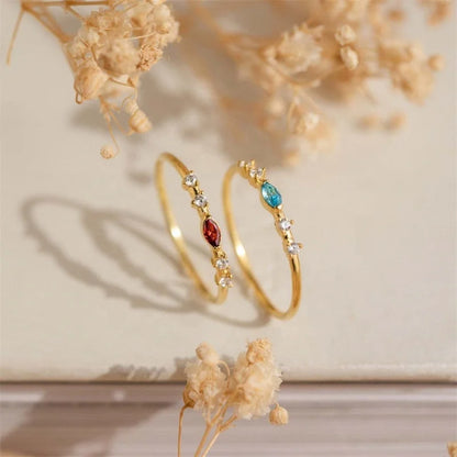 North & Pearl Family Birthstone Open Ring product thumbnail 5