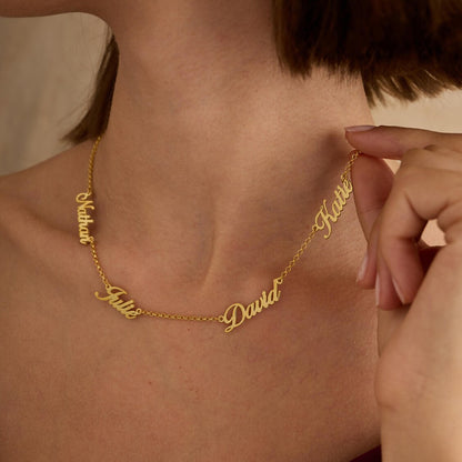 North & Pearl Layering Polished Initial Necklace product thumbnail 1