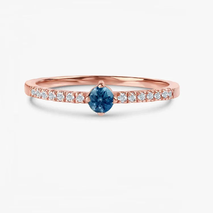 North & Pearl Oval Color Accent Ring product image