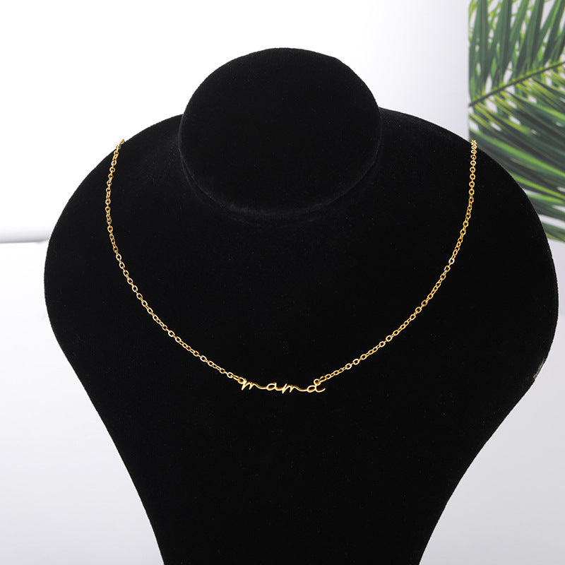 North & Pearl Slim Letter Pendant Necklace product image 2