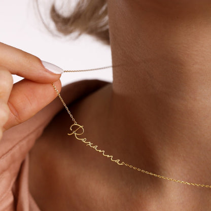North & Pearl Layering Name Necklace product thumbnail 5