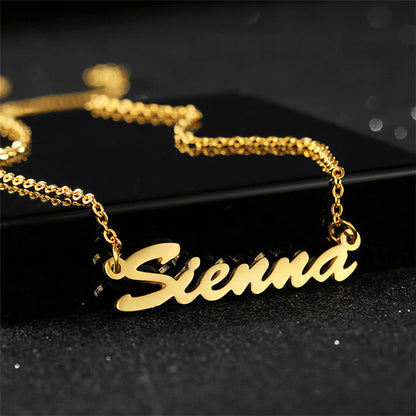 North & Pearl Polished Name Pendant Necklace product thumbnail 1
