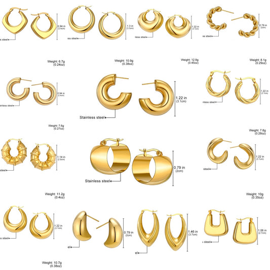 North & Pearl Modern Drop Earrings product image 2