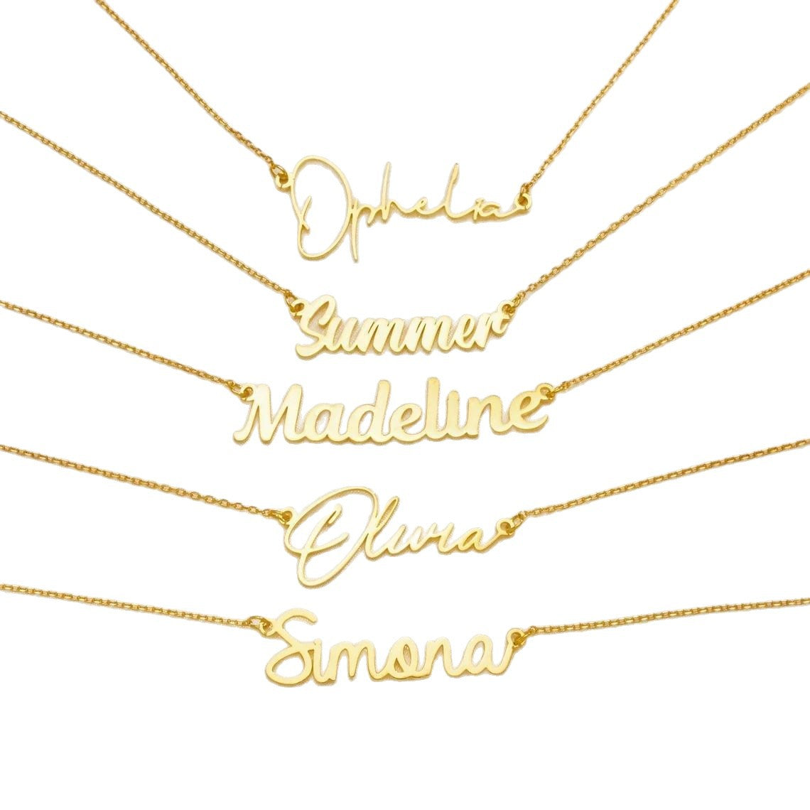 North & Pearl Polished Name Necklace product image 2
