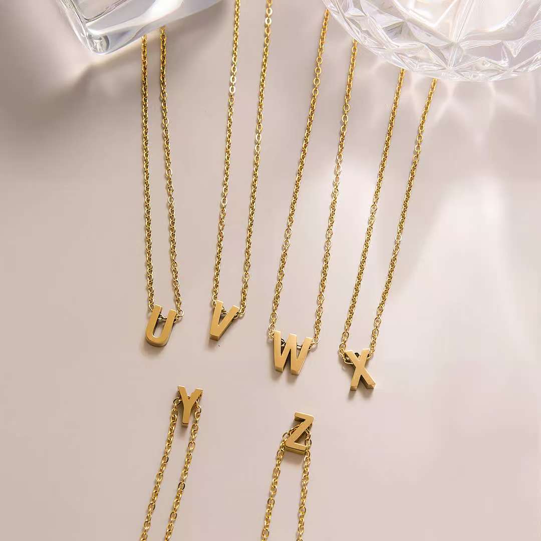 North & Pearl Charm Refined Letter Necklace product image 3
