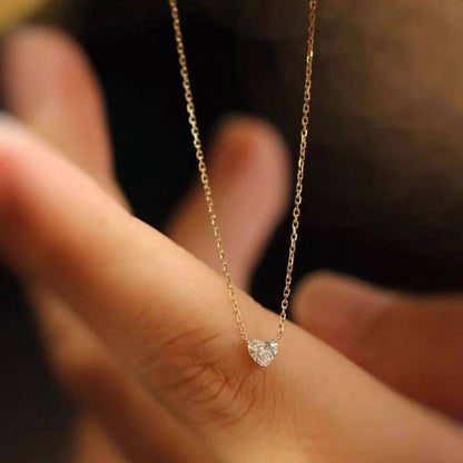 North & Pearl Dainty Heart Necklace product thumbnail 3