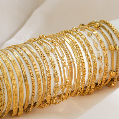North & Pearl Stacking Oval Bracelet product thumbnail 1