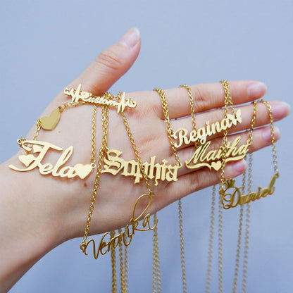 North & Pearl Classic Initial Charm Necklace product thumbnail 1