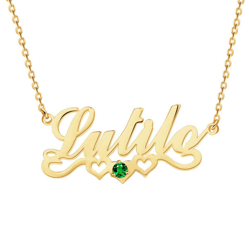 North & Pearl Dainty Letter Pendant product image 5