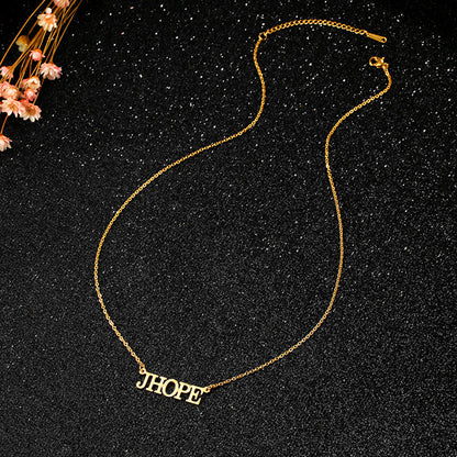 North & Pearl Charm Classic Letter Necklace product thumbnail 3