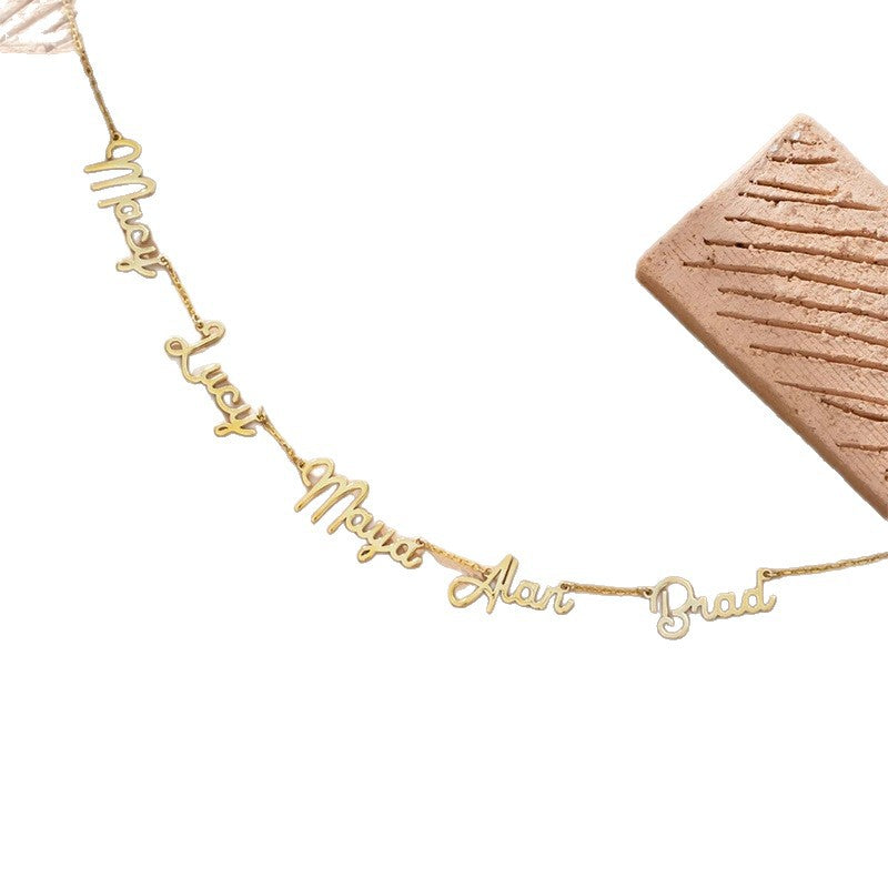 North & Pearl Dainty Name Pendant Necklace product image 3