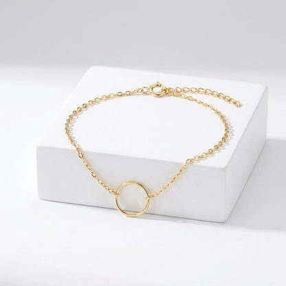 North & Pearl Open Circle Charm Bracelet product thumbnail 2