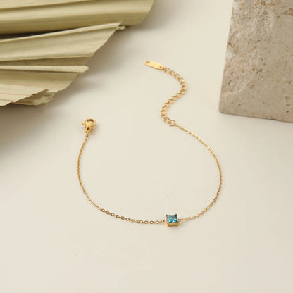 North & Pearl Marquise Birthstone Bracelet product thumbnail 5