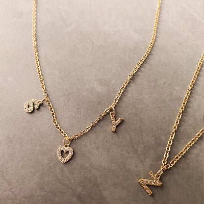 North & Pearl Refined Initial Necklace product thumbnail 5