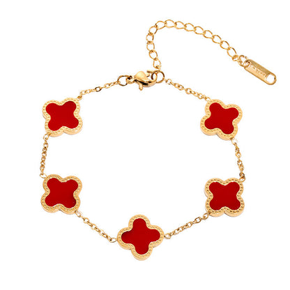 North & Pearl Layering Clover Bracelet product thumbnail 5