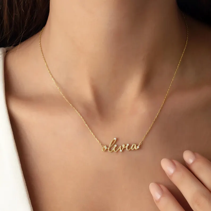 North & Pearl Statement Letter Pendant Necklace product thumbnail 2