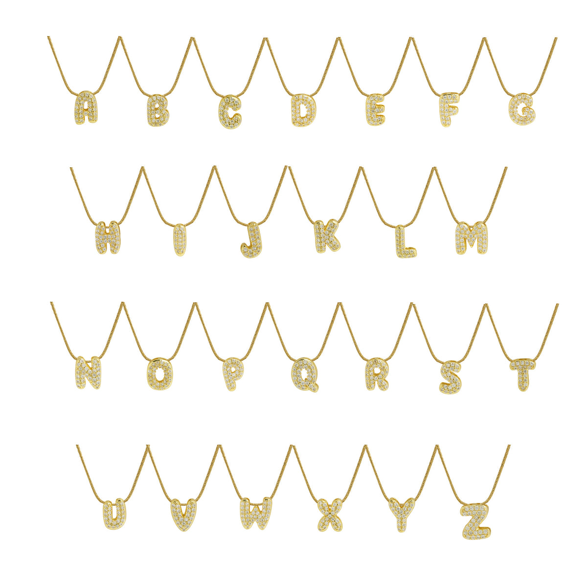 North & Pearl Polished Initial Pendant product image 4