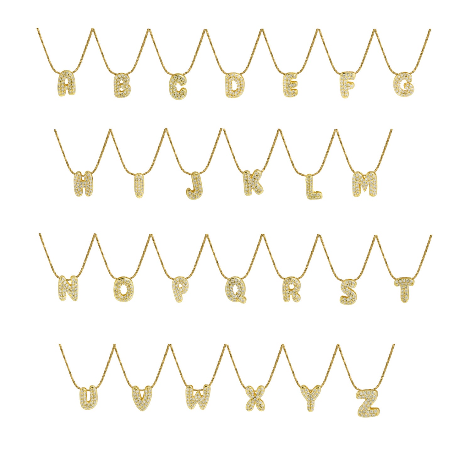 North & Pearl Polished Initial Pendant product image
