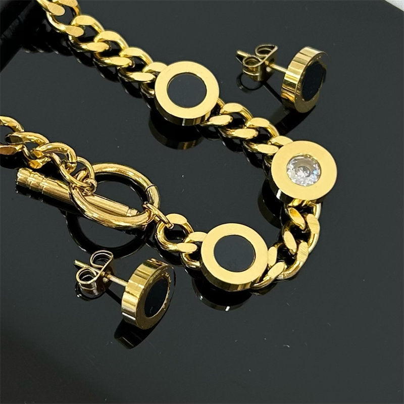 North & Pearl Polished Jewelry Set product image