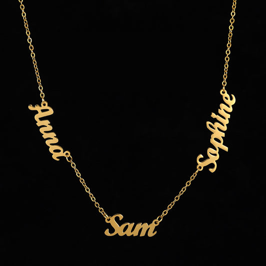 North & Pearl Layering Polished Initial Necklace product image 2