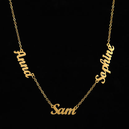North & Pearl Layering Polished Initial Necklace product thumbnail 2