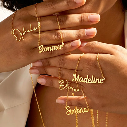 North & Pearl Statement Layering Name Necklace product thumbnail 1