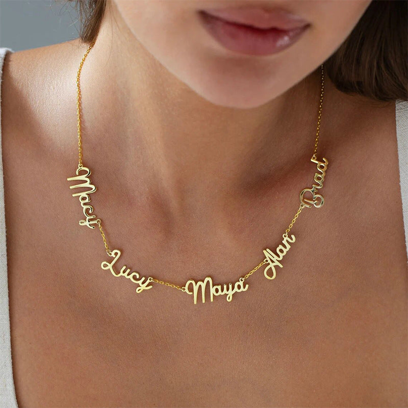 North & Pearl Dainty Name Pendant Necklace product image 1
