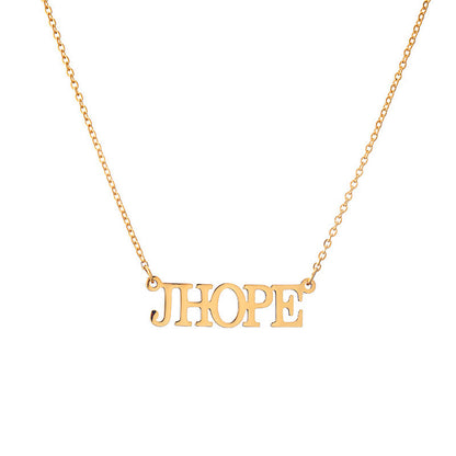 North & Pearl Charm Classic Letter Necklace product thumbnail 2