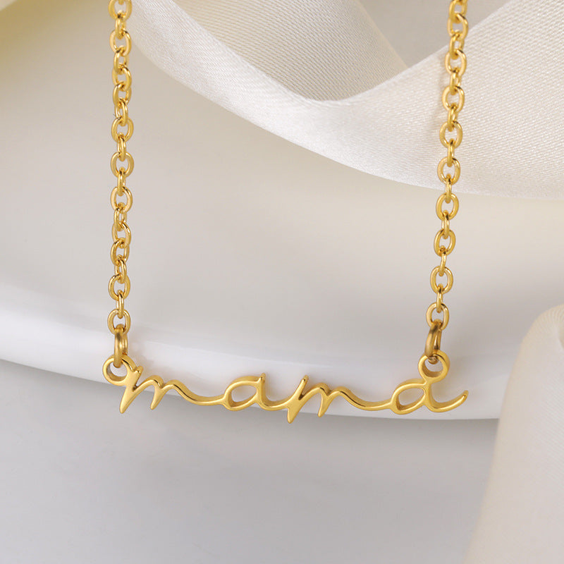North & Pearl Slim Letter Pendant Necklace product image 4