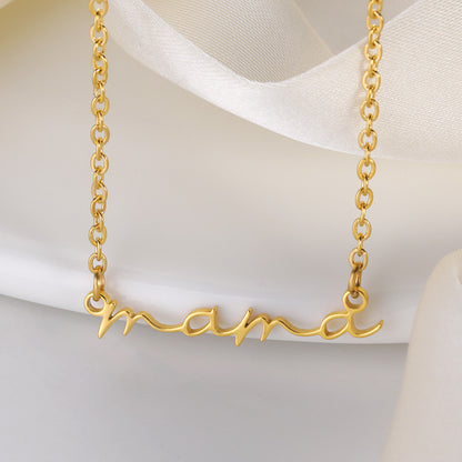 North & Pearl Slim Letter Pendant Necklace product thumbnail 4