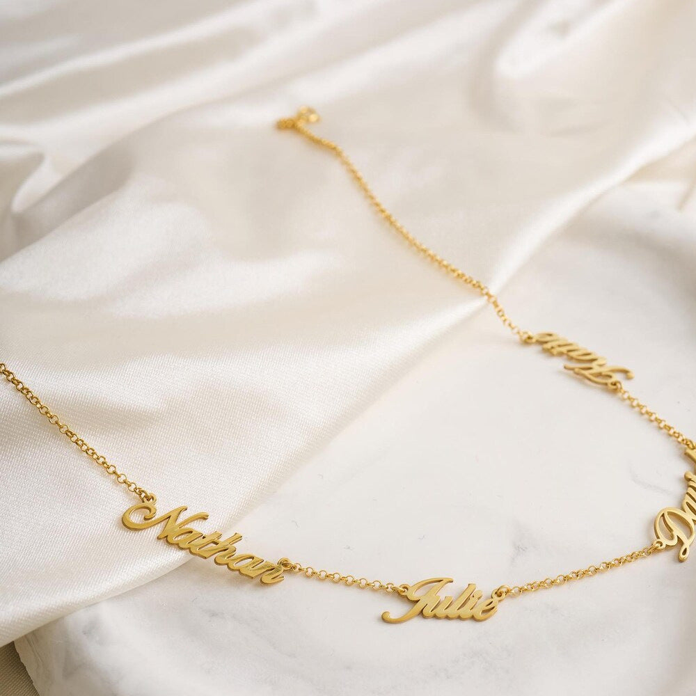 North & Pearl Layering Polished Initial Necklace product image