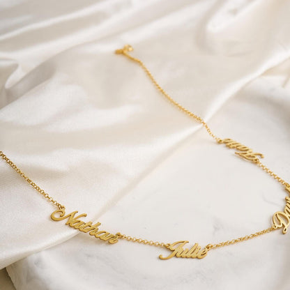 North & Pearl Layering Polished Initial Necklace product thumbnail 6