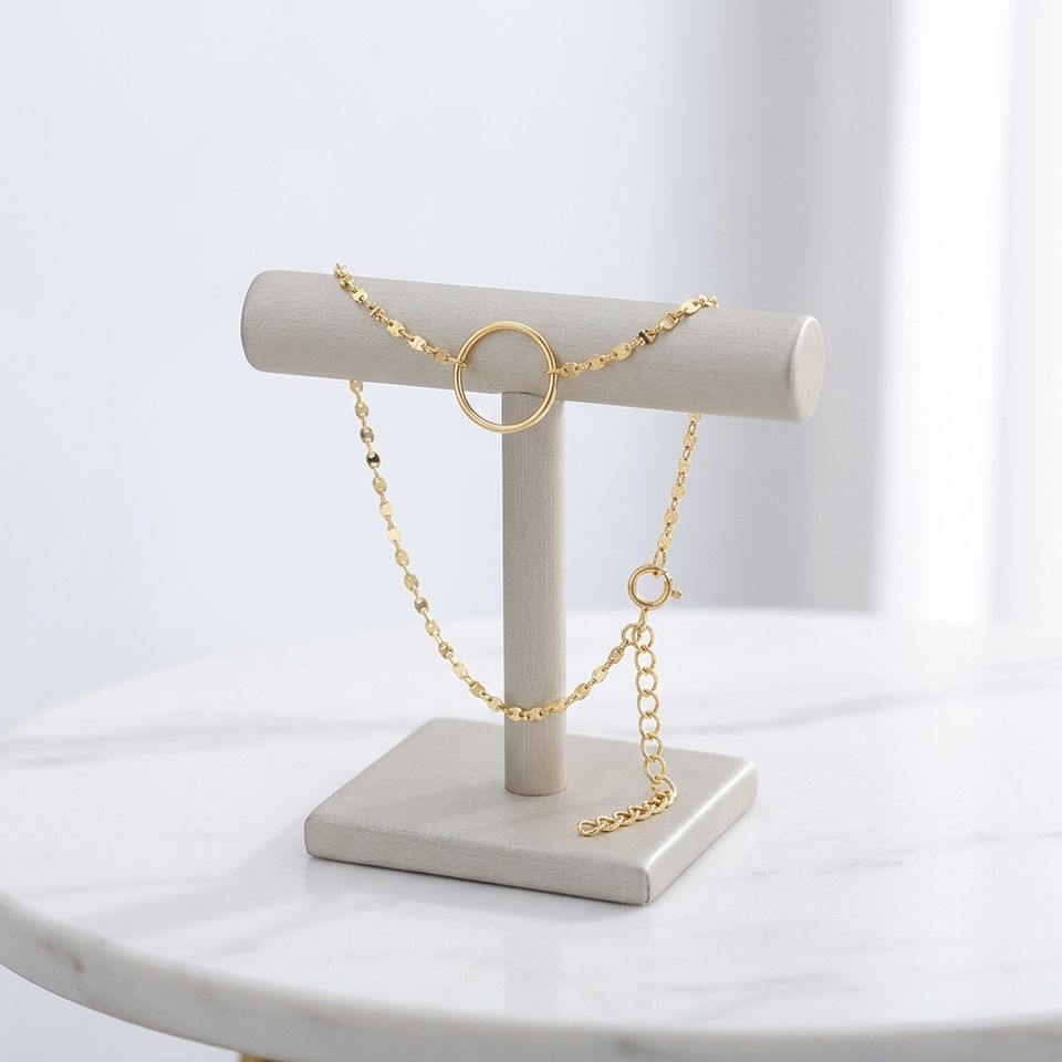 North & Pearl Open Circle Charm Bracelet product image