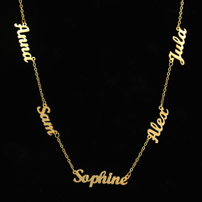 North & Pearl Layering Polished Initial Necklace product thumbnail 4