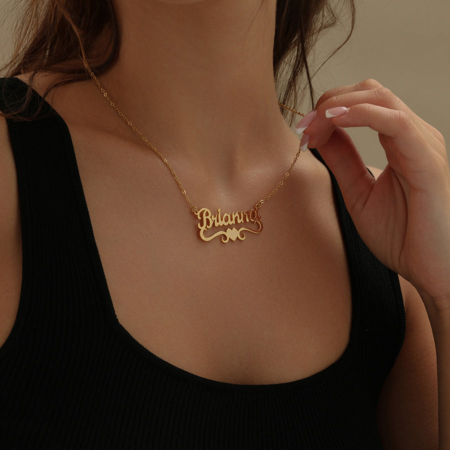 North & Pearl Petite Heart Charm Necklace product image