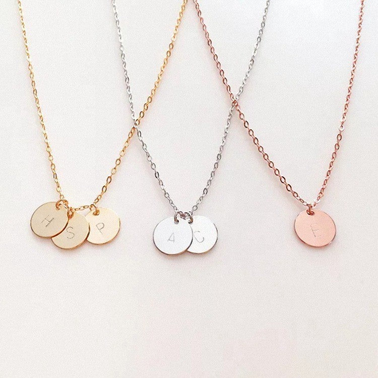 North & Pearl Charm Classic Initial Necklace product image