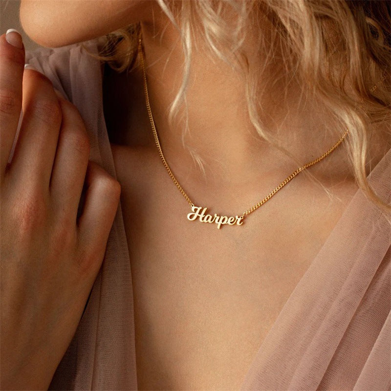 North & Pearl Layering Letter Necklace product image 4