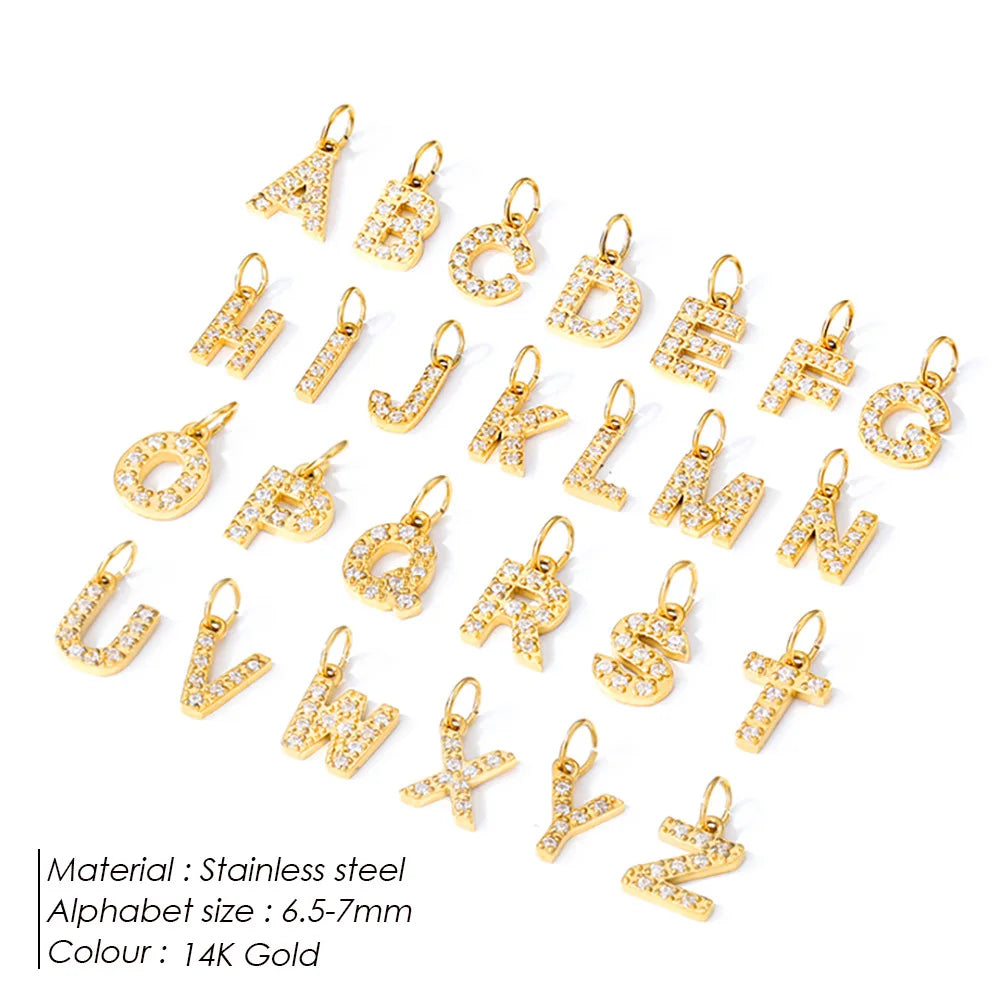 North & Pearl Initial Charm Earrings product image