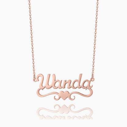 North & Pearl Petite Heart Charm Necklace product thumbnail 5