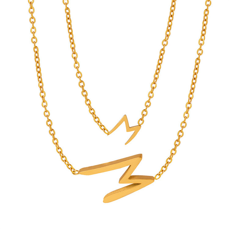 North & Pearl Simple Initial Pendant Necklace product image 1