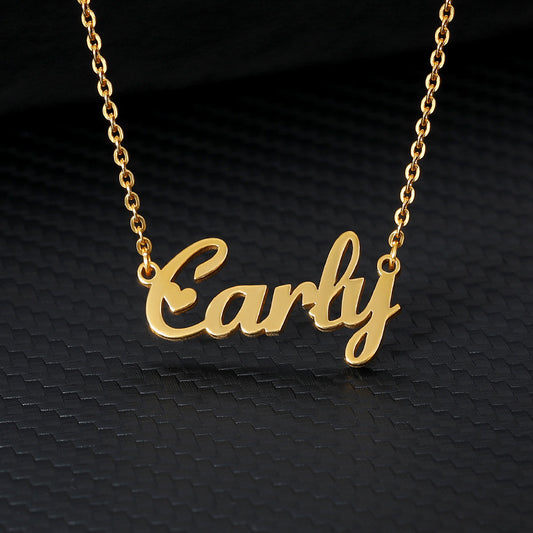 North & Pearl Refined Nameplate Necklace product image 1