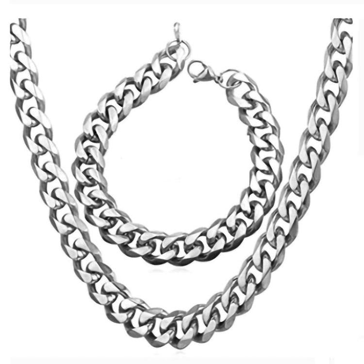 North & Pearl Silver Curb Chain Necklace product image