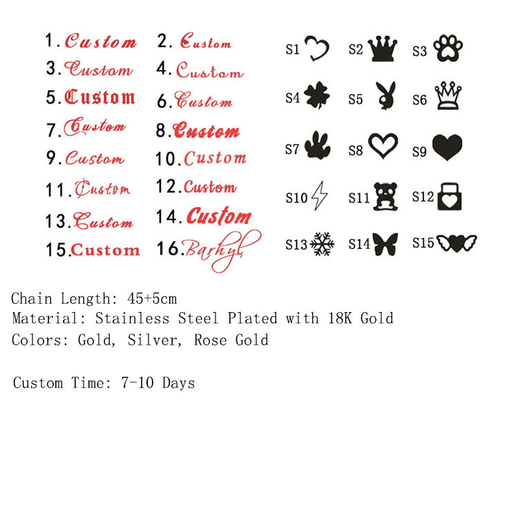 North & Pearl Classic Initial Charm Necklace product image