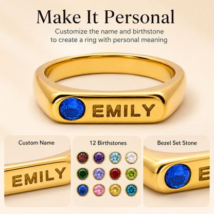 North & Pearl Birth Month Accent Ring product thumbnail 6
