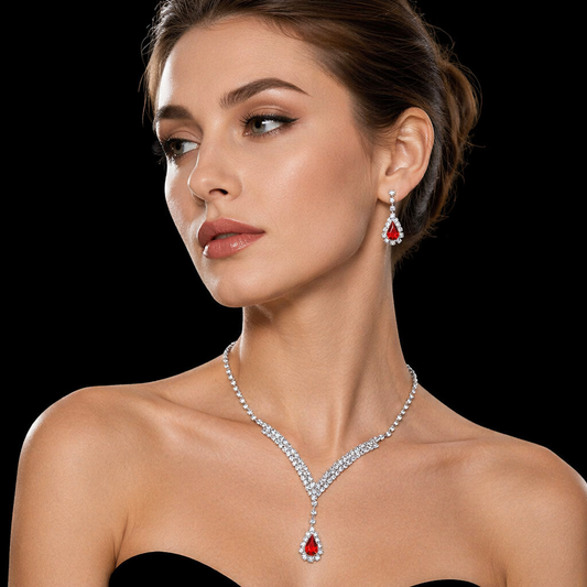 North & Pearl V Water Drop Jewelry Set product image 1