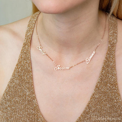 North & Pearl Luxe Name Pendant Necklace product thumbnail 3