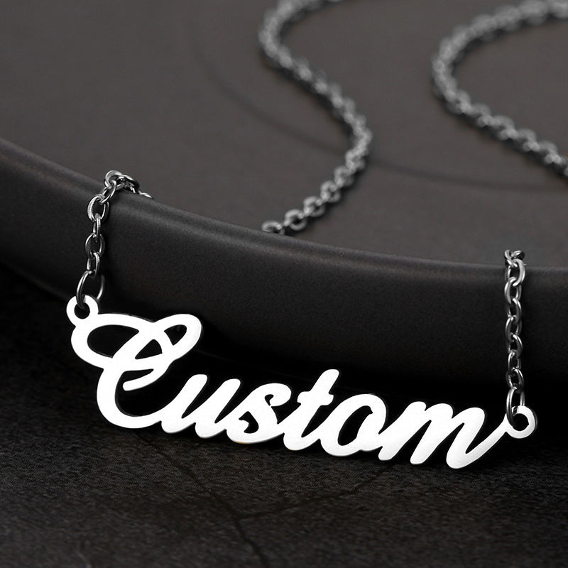North & Pearl Framed Letter Necklace product image 5