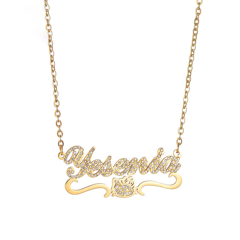 North & Pearl Minimal Letter Pendant product image 5
