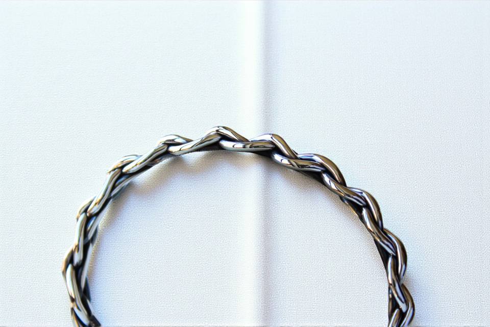 North & Pearl Braided Cuff Bracelet product image