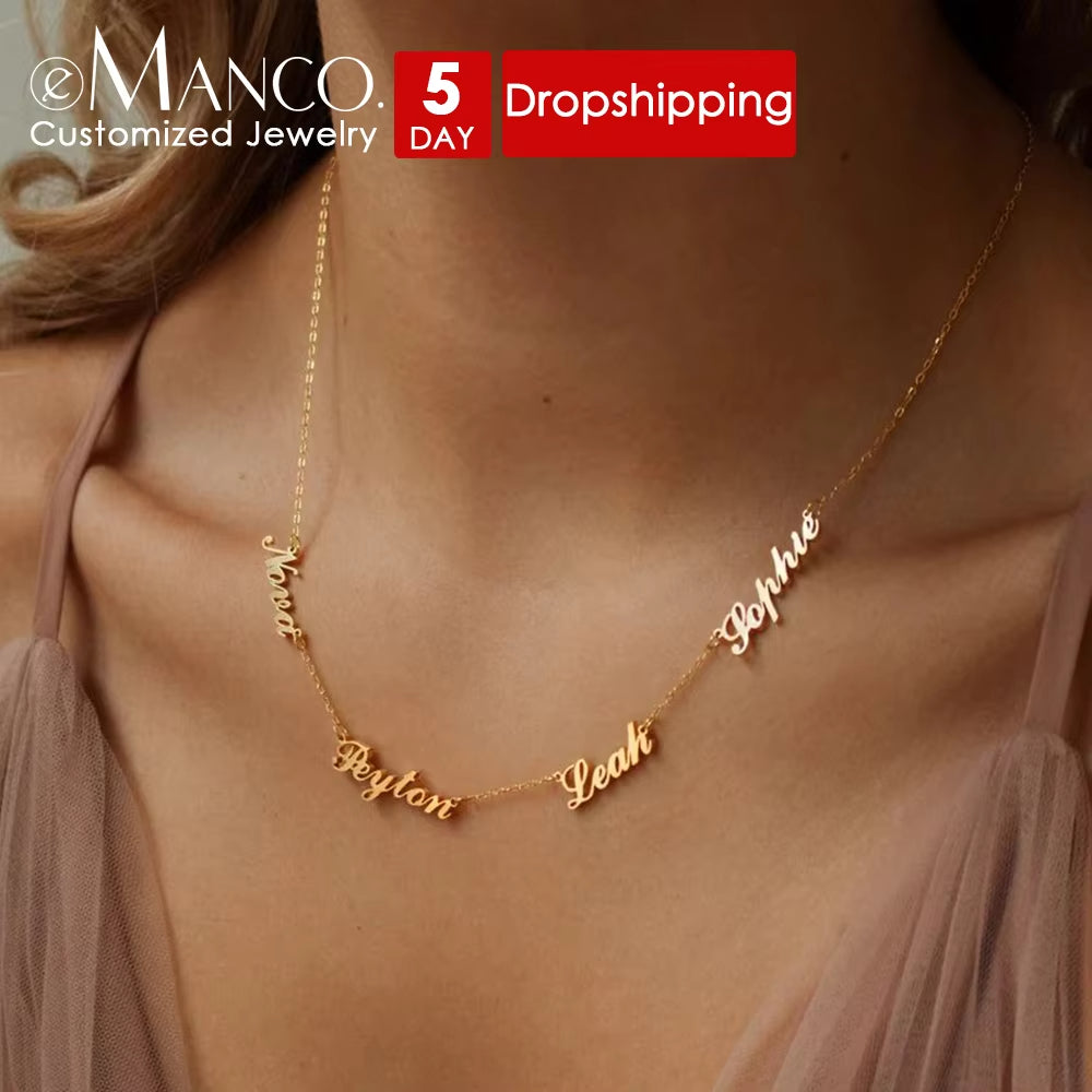 North & Pearl Luxe Name Pendant Necklace product image